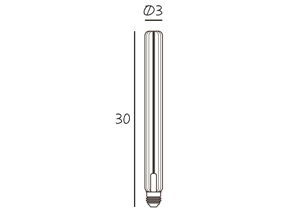 Tube Bulb 300 | Plissé