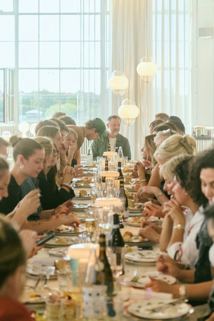 Exclusive dinner in a creative setting