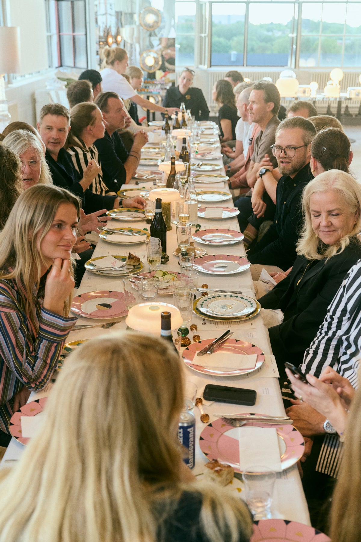 Exclusive dinner in a creative setting