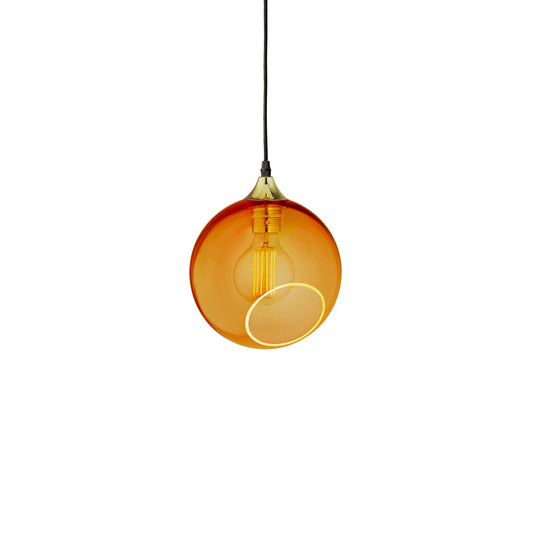 A packshot of the Ballroom Pendant in Amber