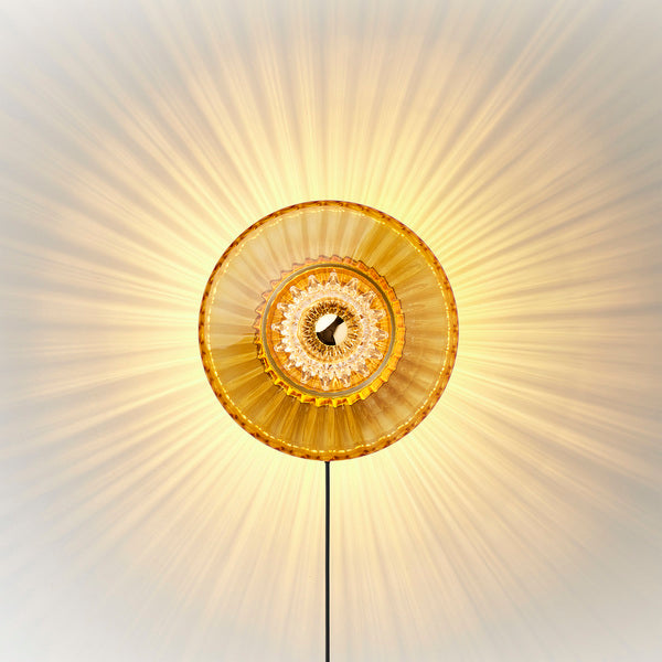 A packshot of New Wave Optic Wall in amber