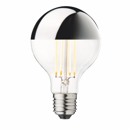 Globe Bulb Ø80 | Crown/Silver | 3.5W