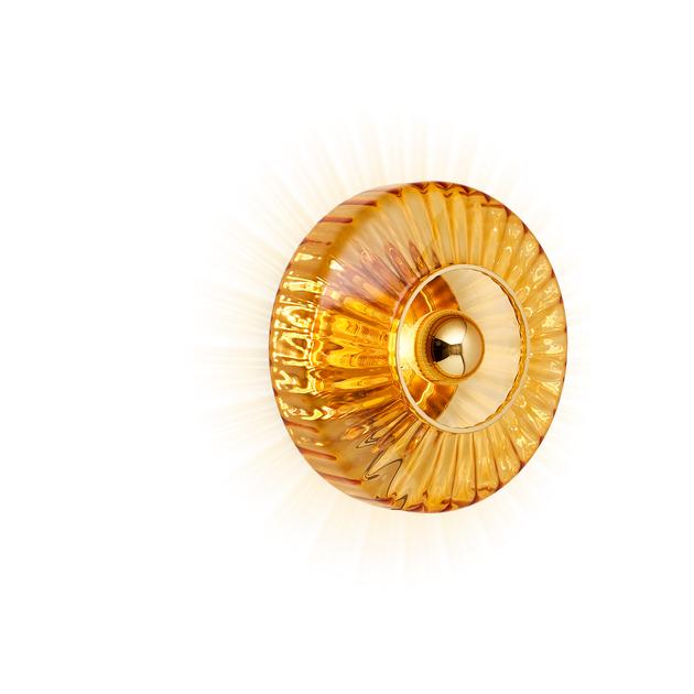 A packshot of New Wave Optic Wall in amber
