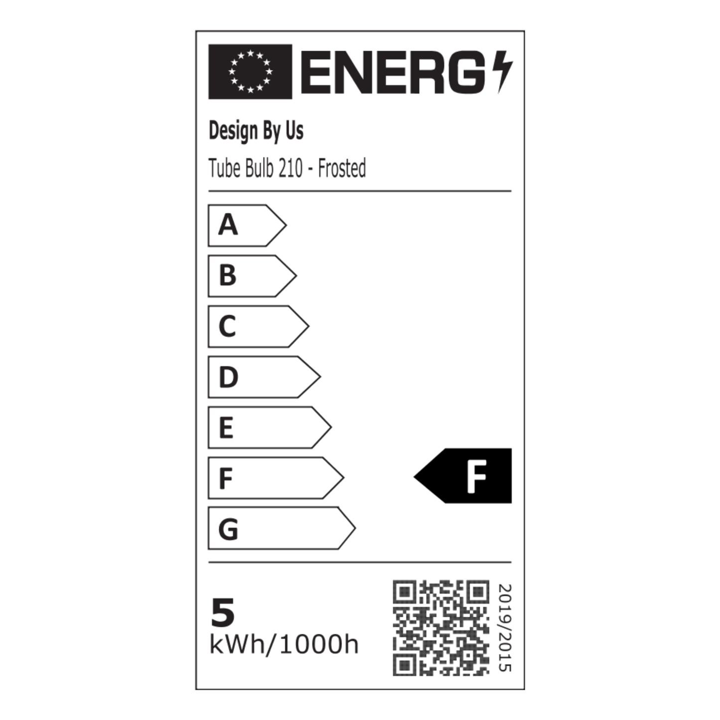 Tube Bulb 210 | Frosted | 4,5W
